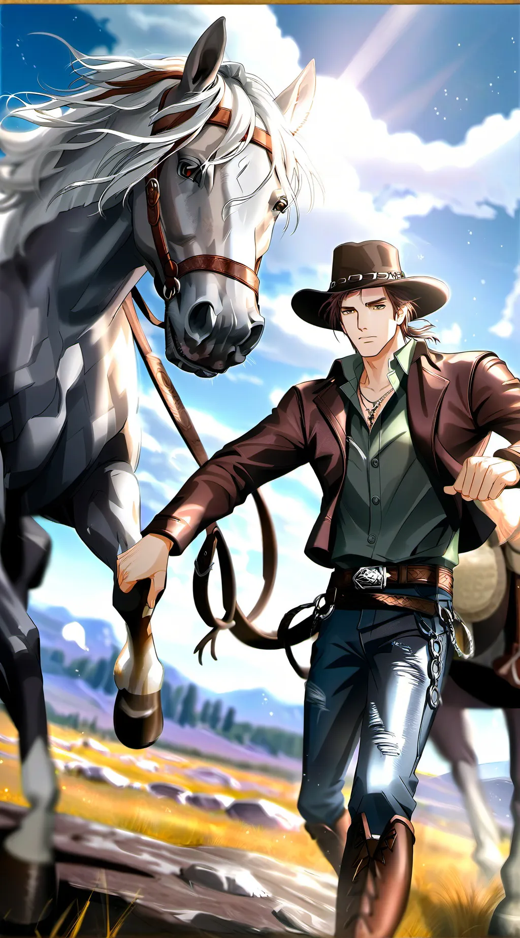 ai character: Stranger things background