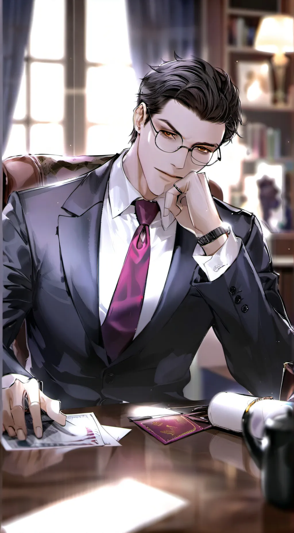 ai character: David background