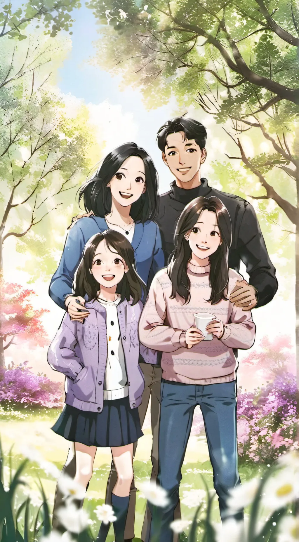 ai character: bad family  background