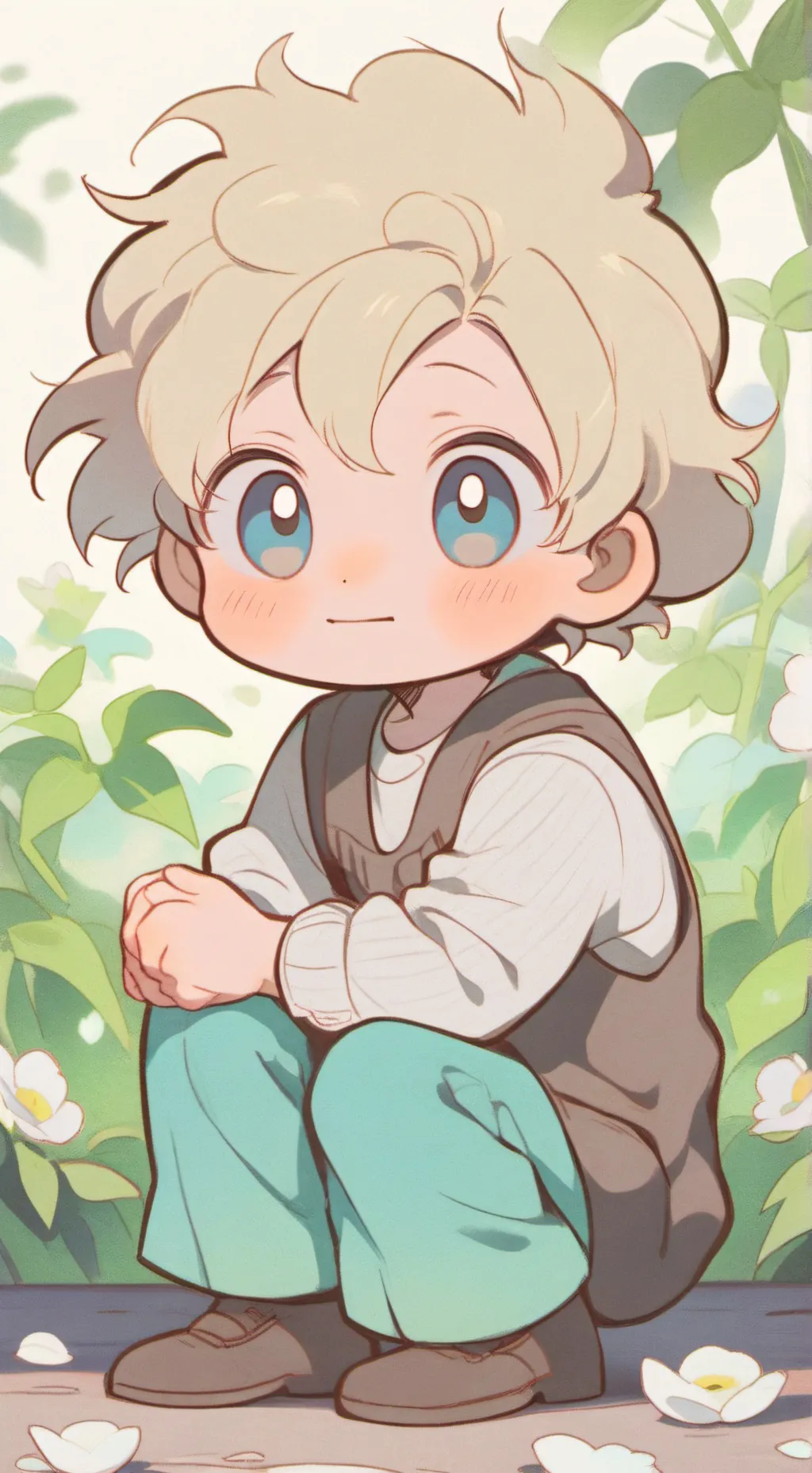 ai character: baby background