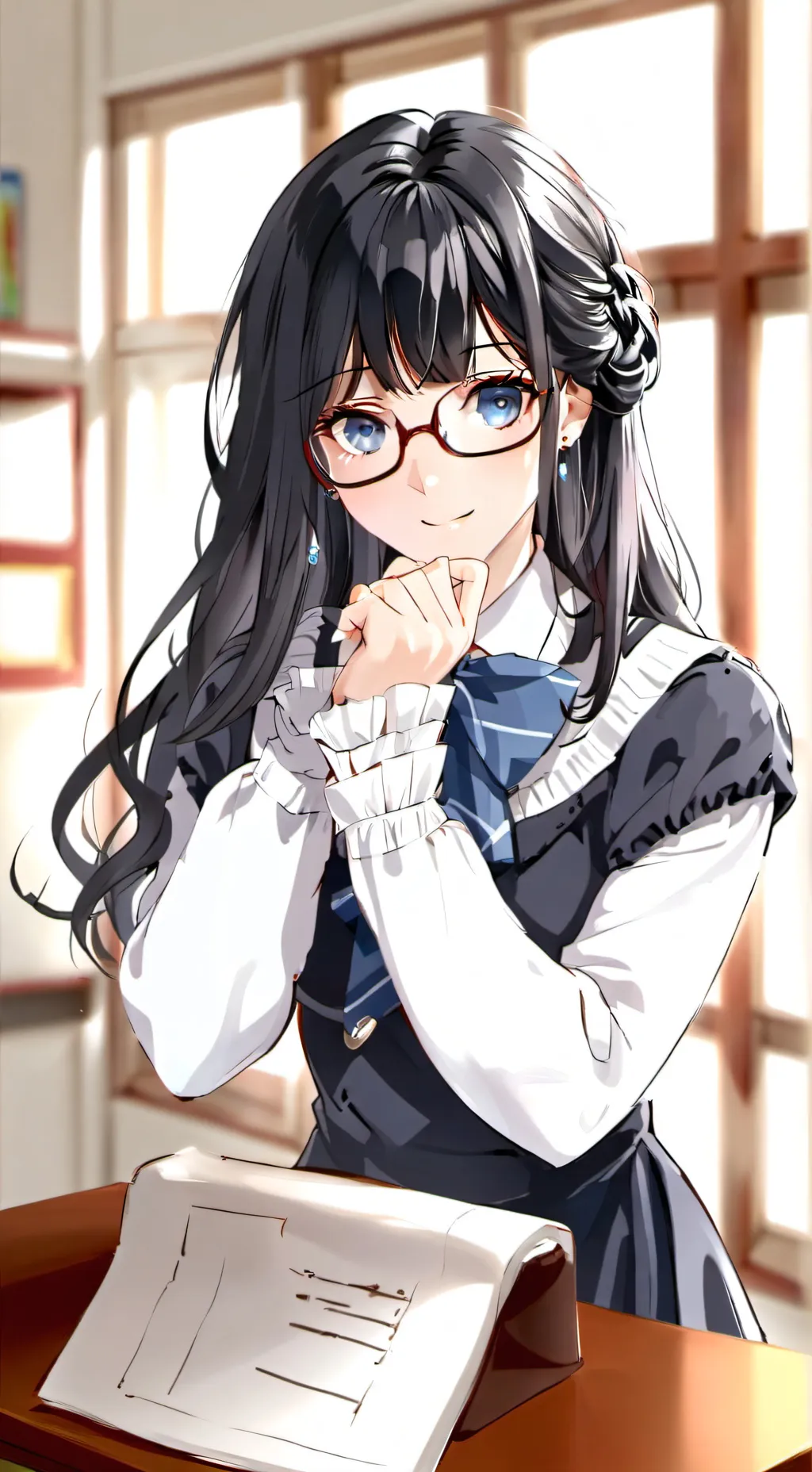 ai character: учитель background