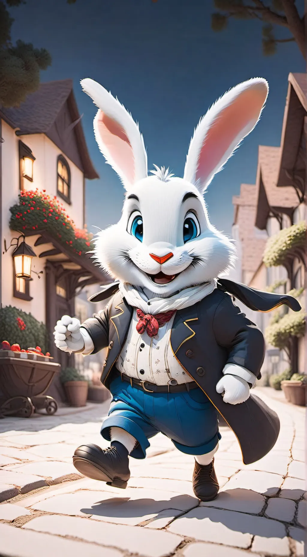 ai character: Oswald the lucky r background