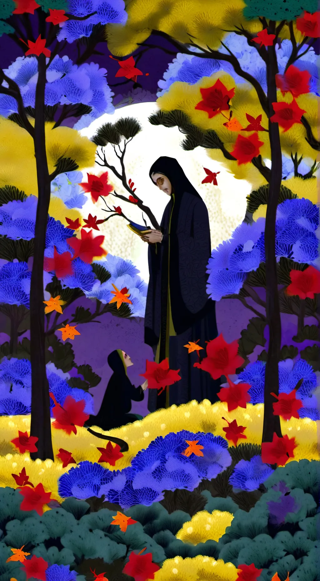 ai character: Jeff x Liu  background