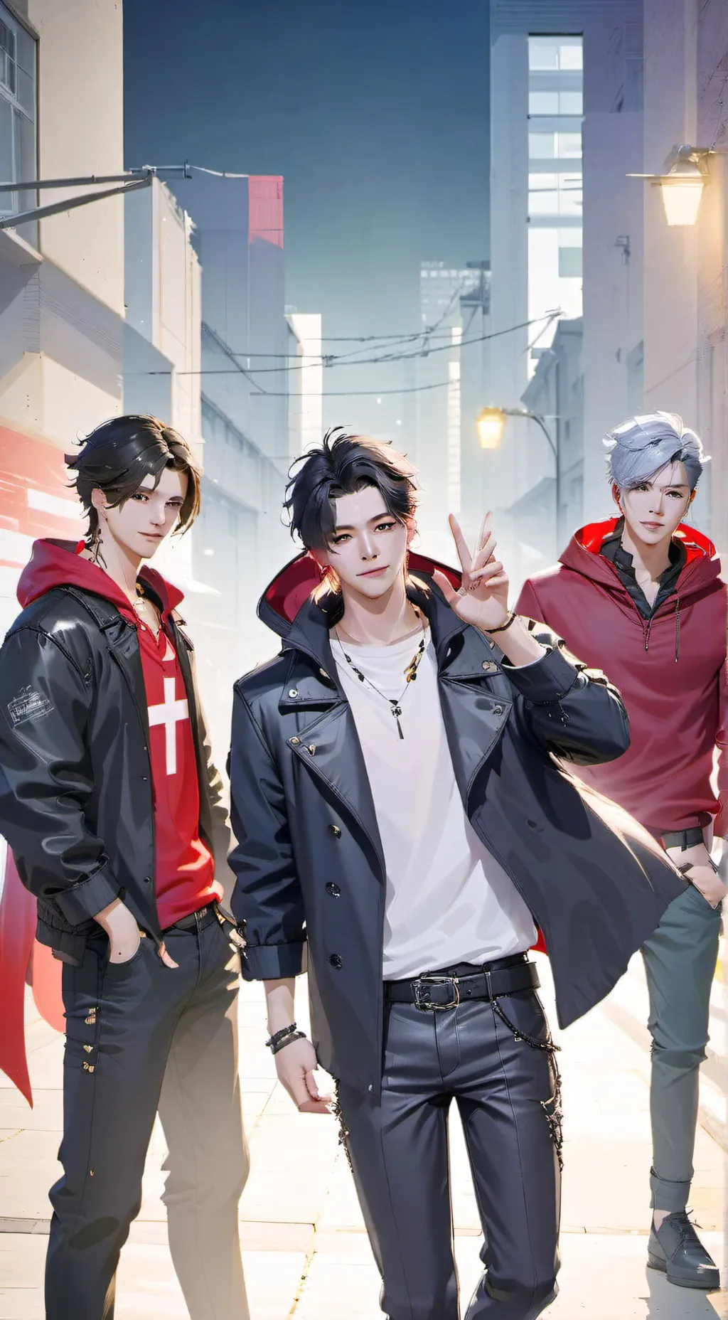 ai character: ENHYPEN background