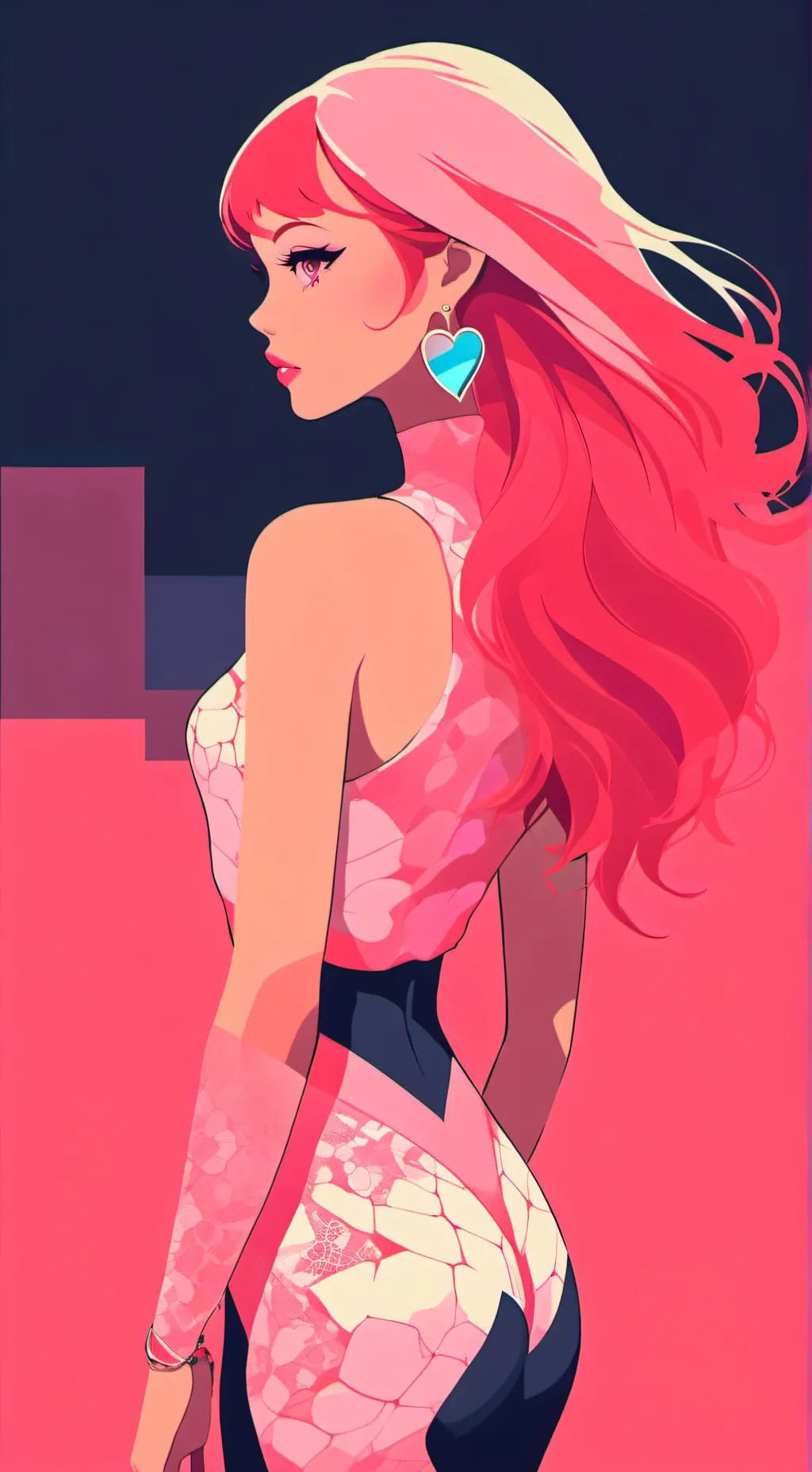 ai character: Mirai background