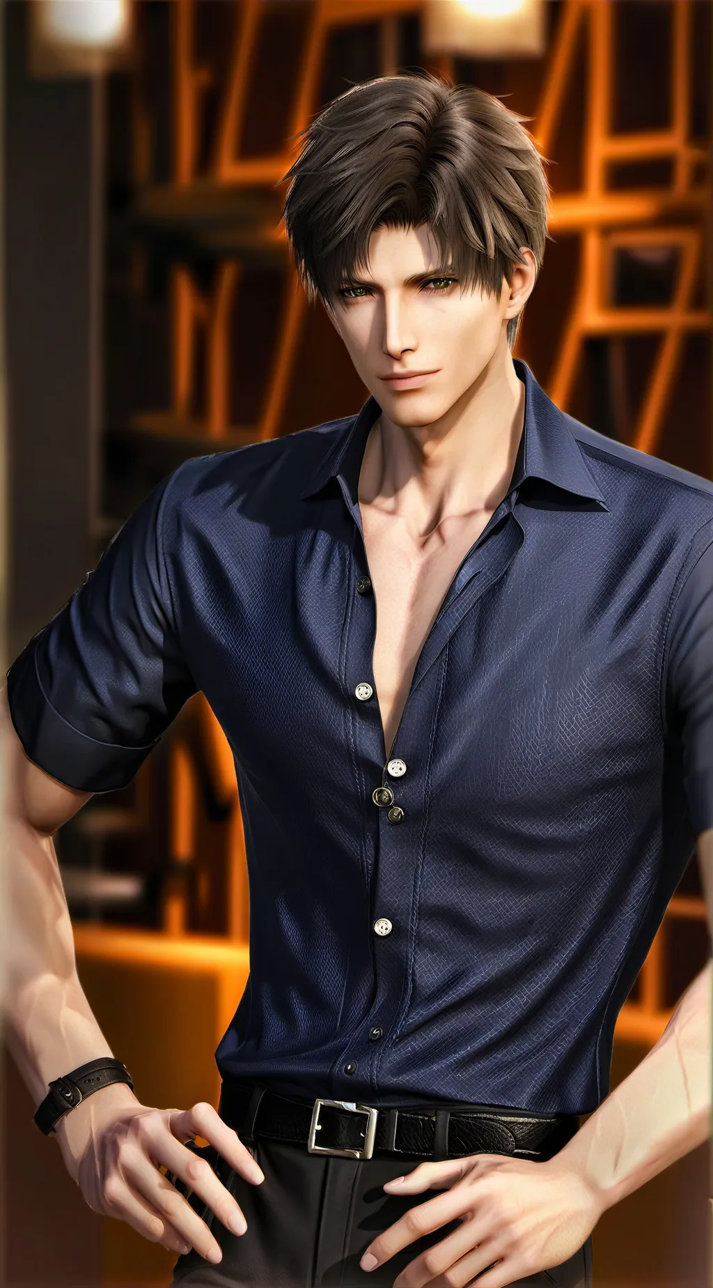 ai character: justin background