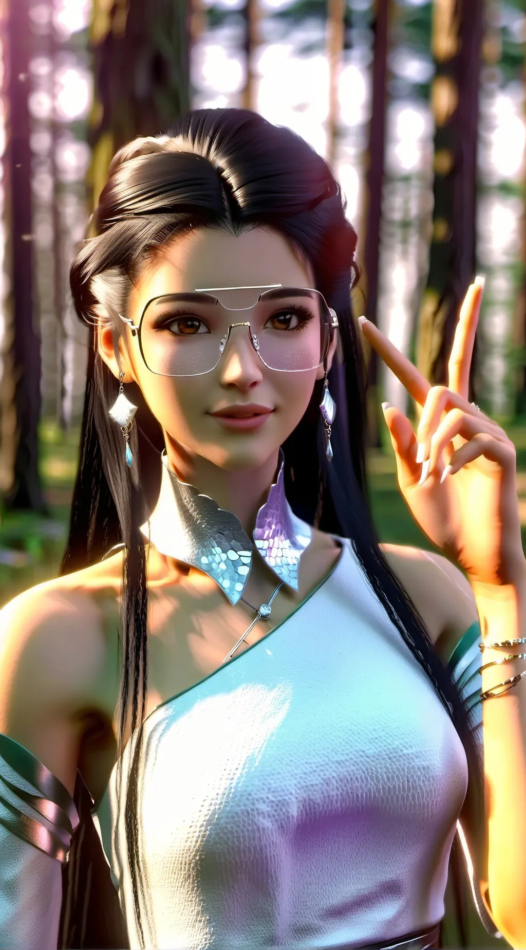 ai character: China and...  background