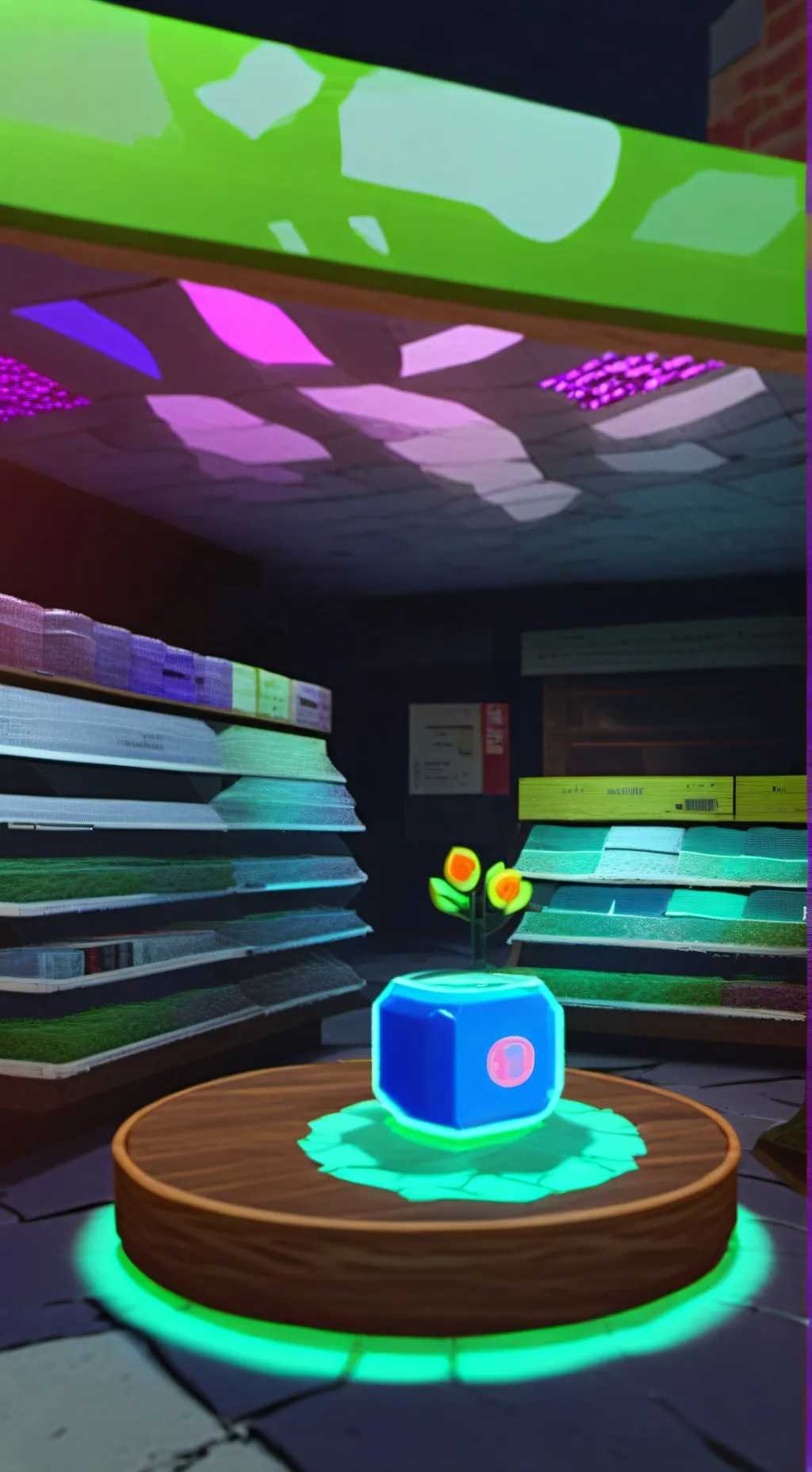 ai character: +dandys world+ background