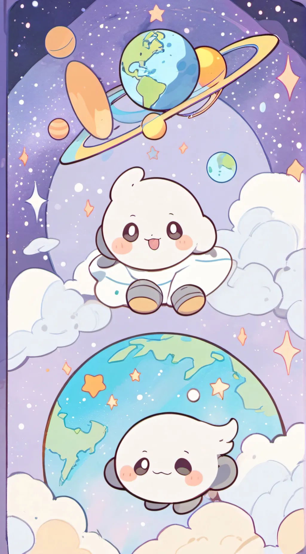 ai character: nueva luna  background