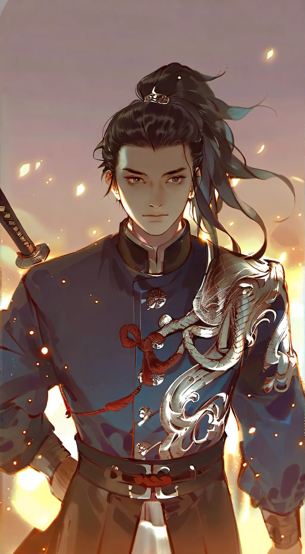 ai character: 🌊 Giyuu 🌊 background