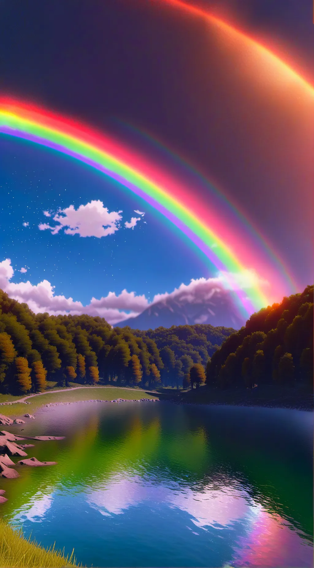 ai character: Rainbow Friends  background