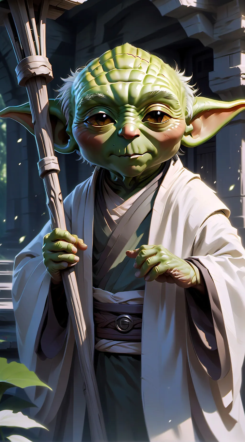 ai character: Yoda background
