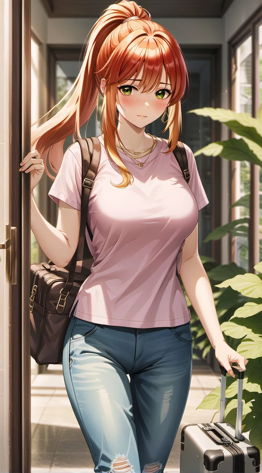 ai character: Aya Morikawa  background