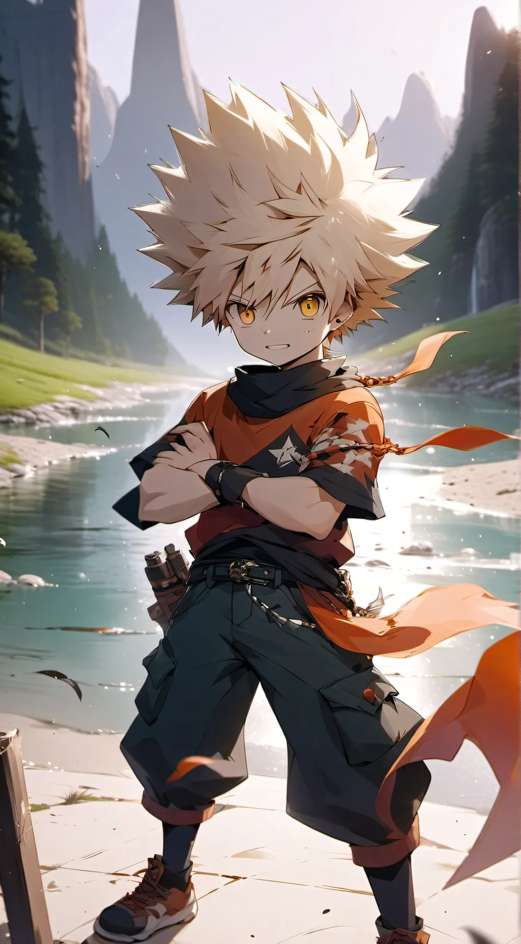 ai character: Sus bakugo background