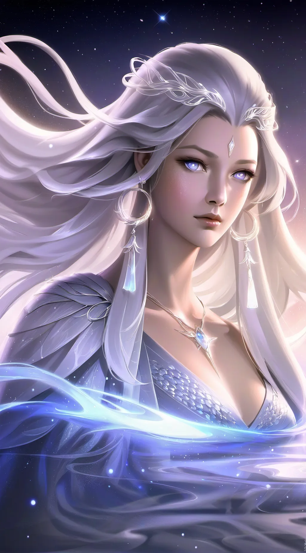 ai character: Makaria  background