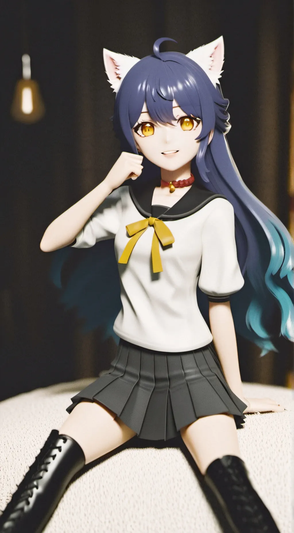 ai character: Akari background