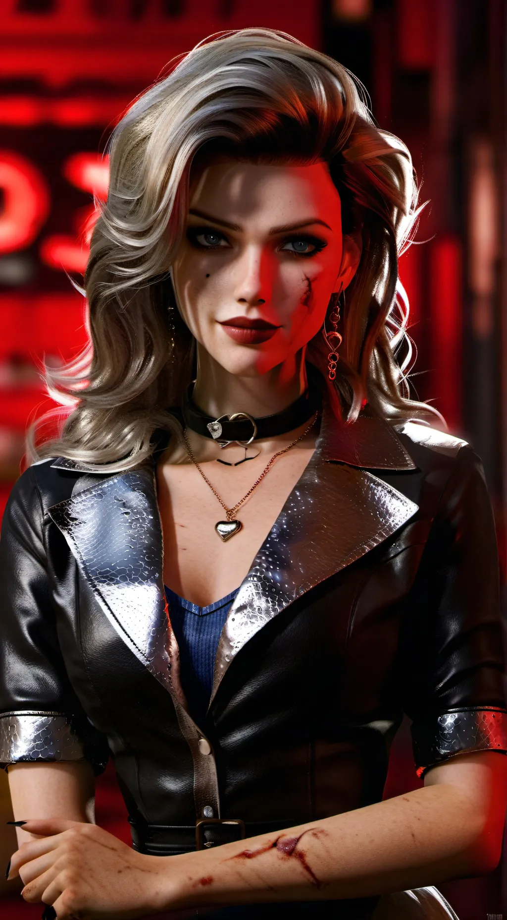 ai character: Tiffany Ray!  background