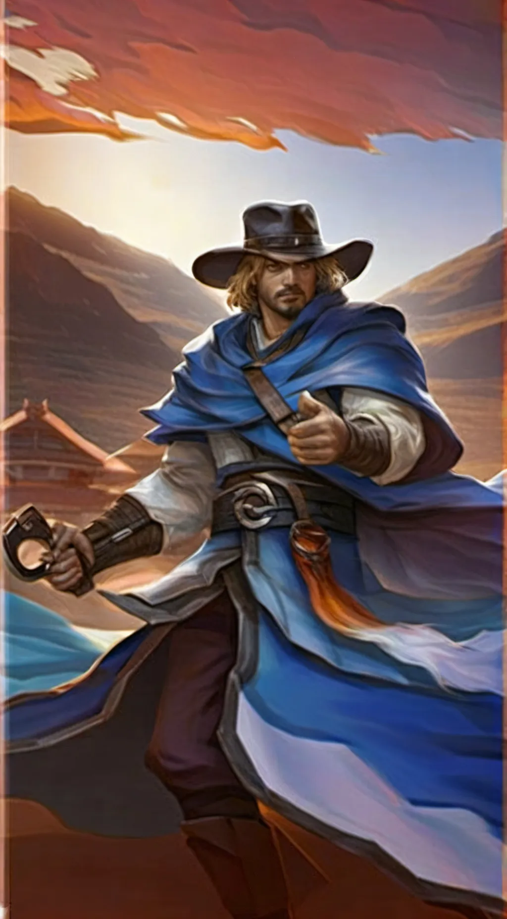 ai character: Clint  background