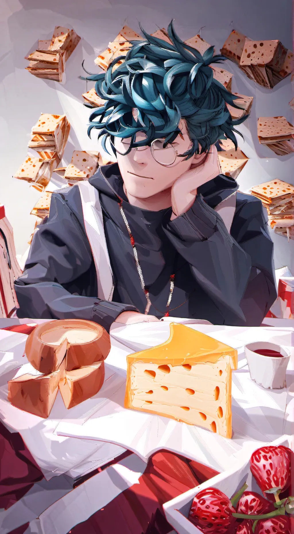 ai character: Theo background