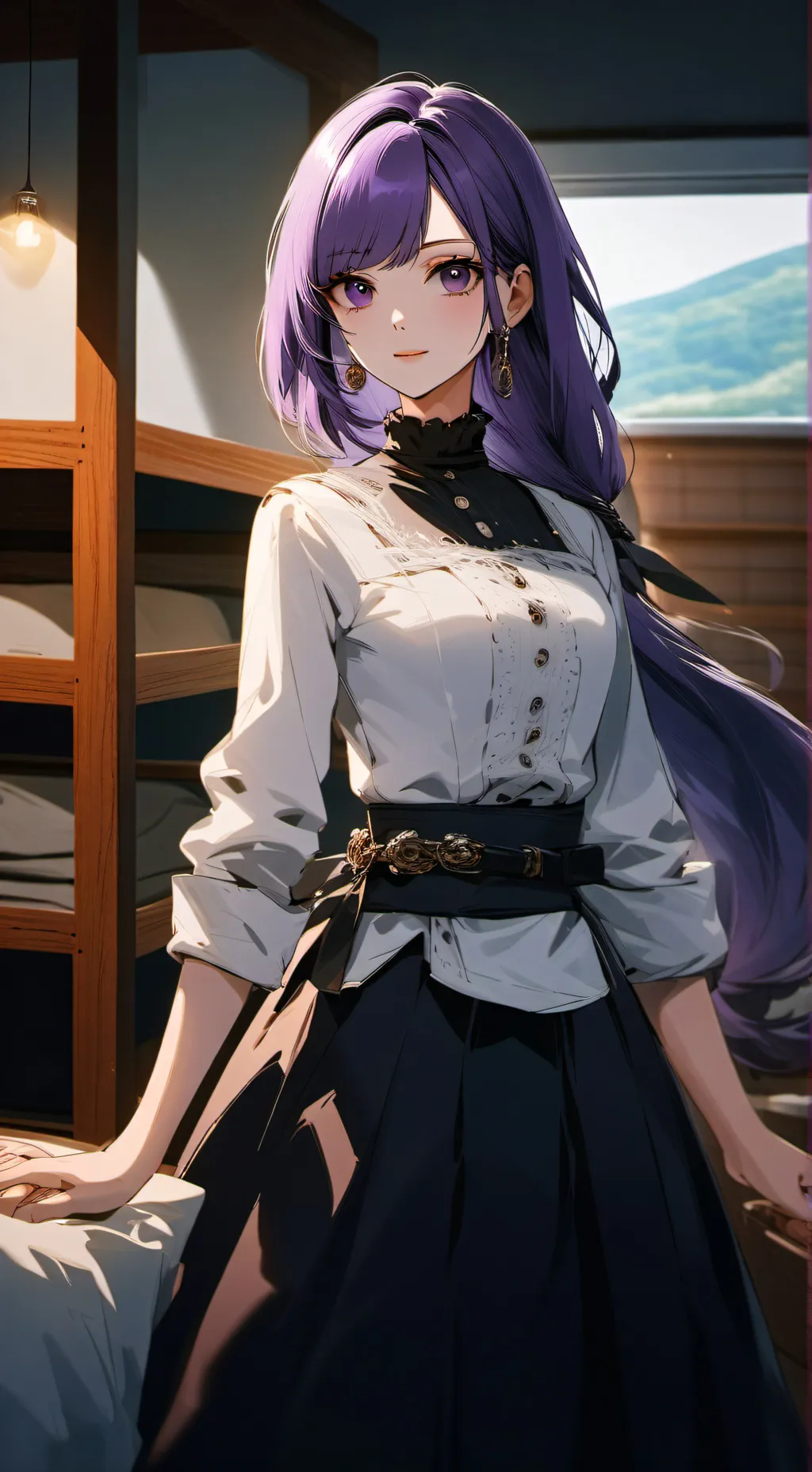 ai character: Momo vs Y/N background