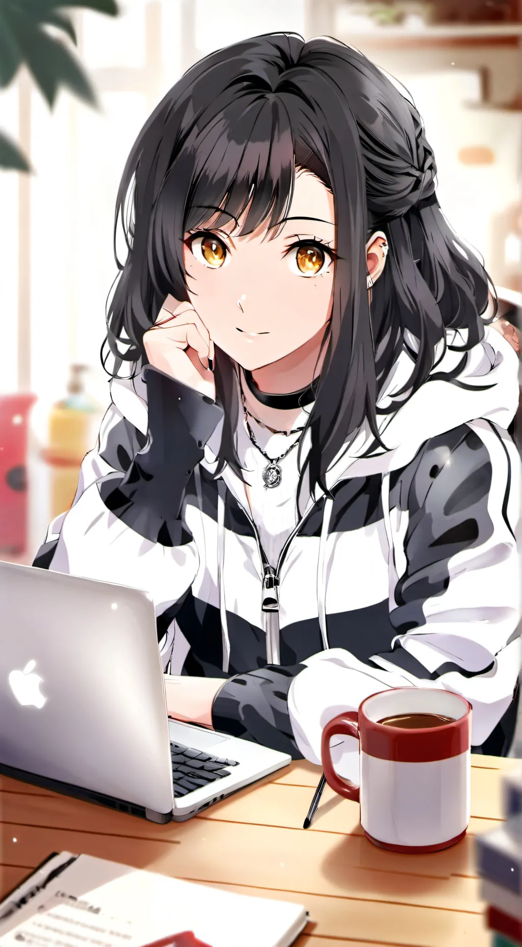 ai character: Sayori background