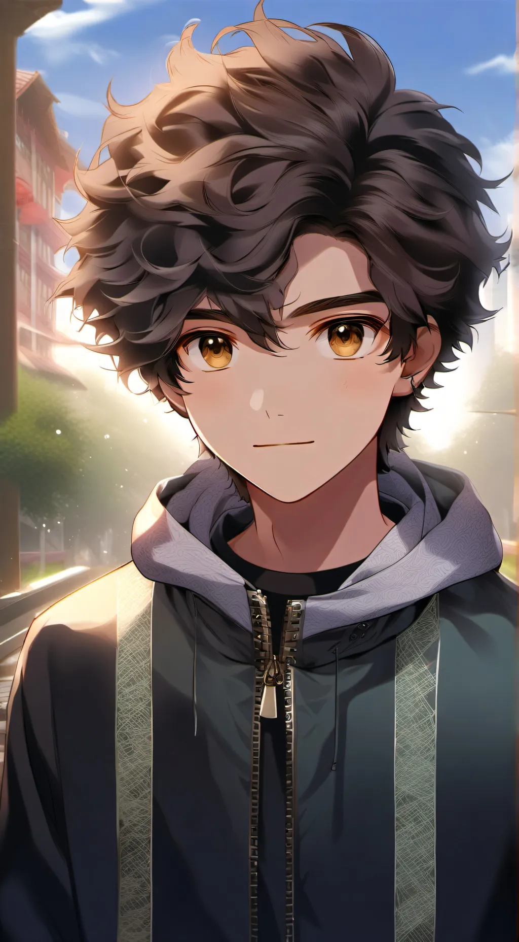 ai character: Aiden  background