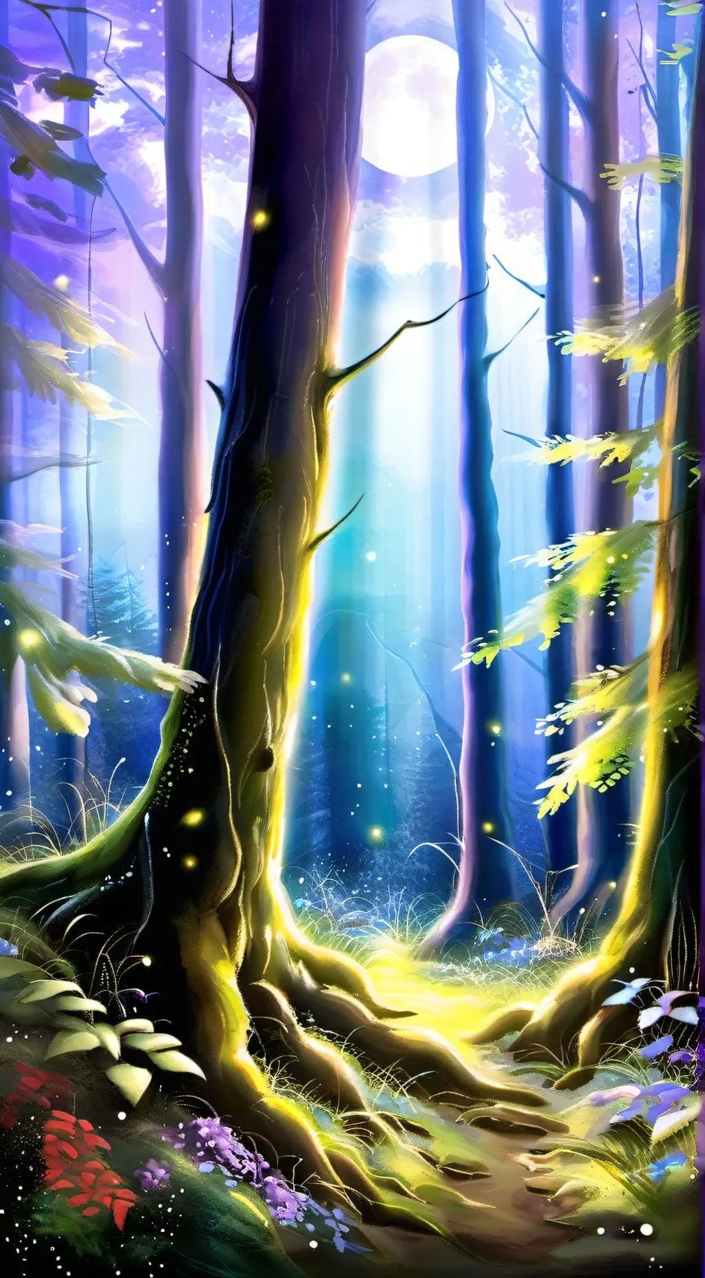 ai character: sprunky werewolf  background