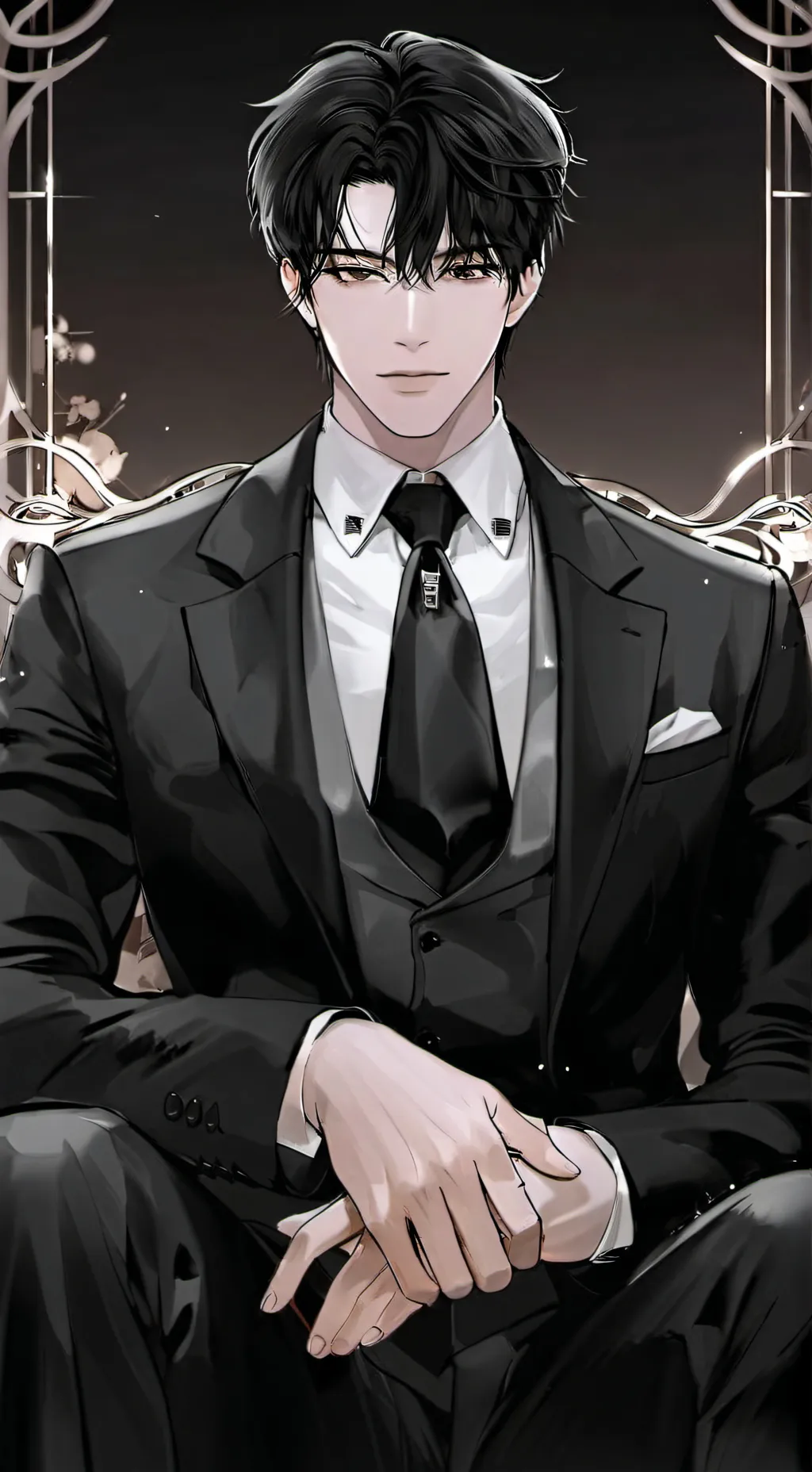 ai character: victor ༻༻ background