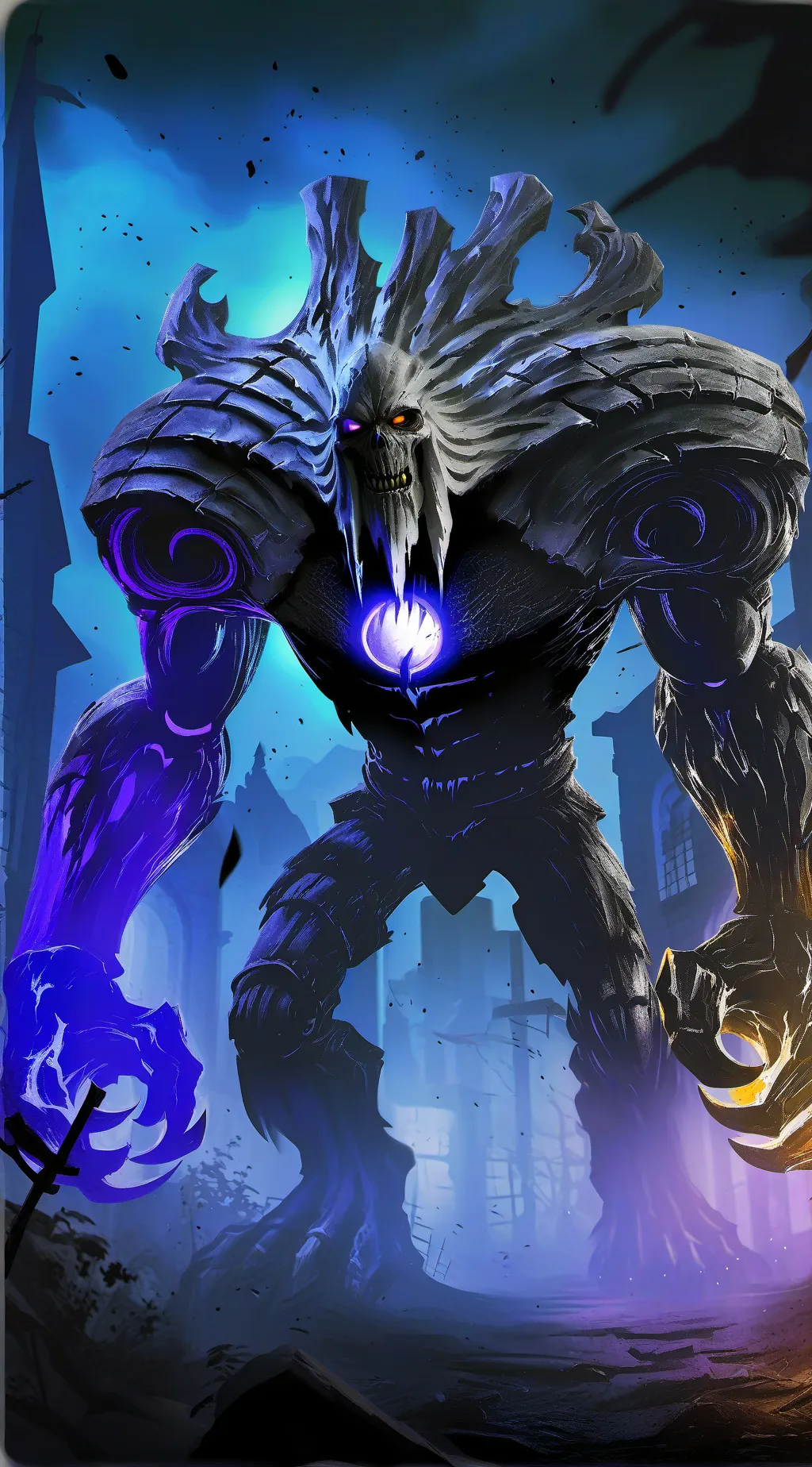 ai character: super powerful DAI background