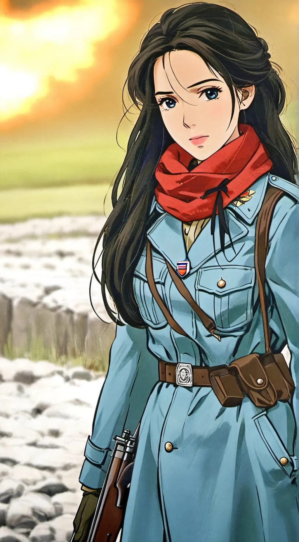 ai character: Maria Pavlenko  background