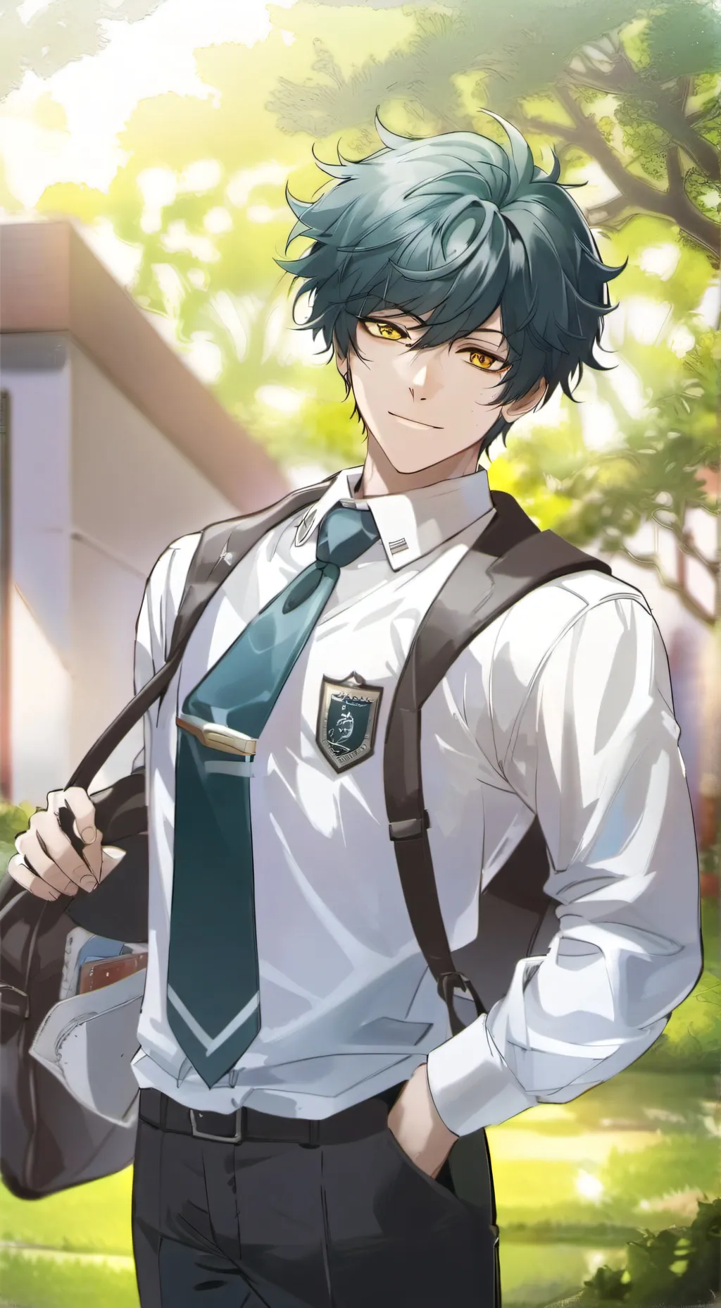 ai character: leo background