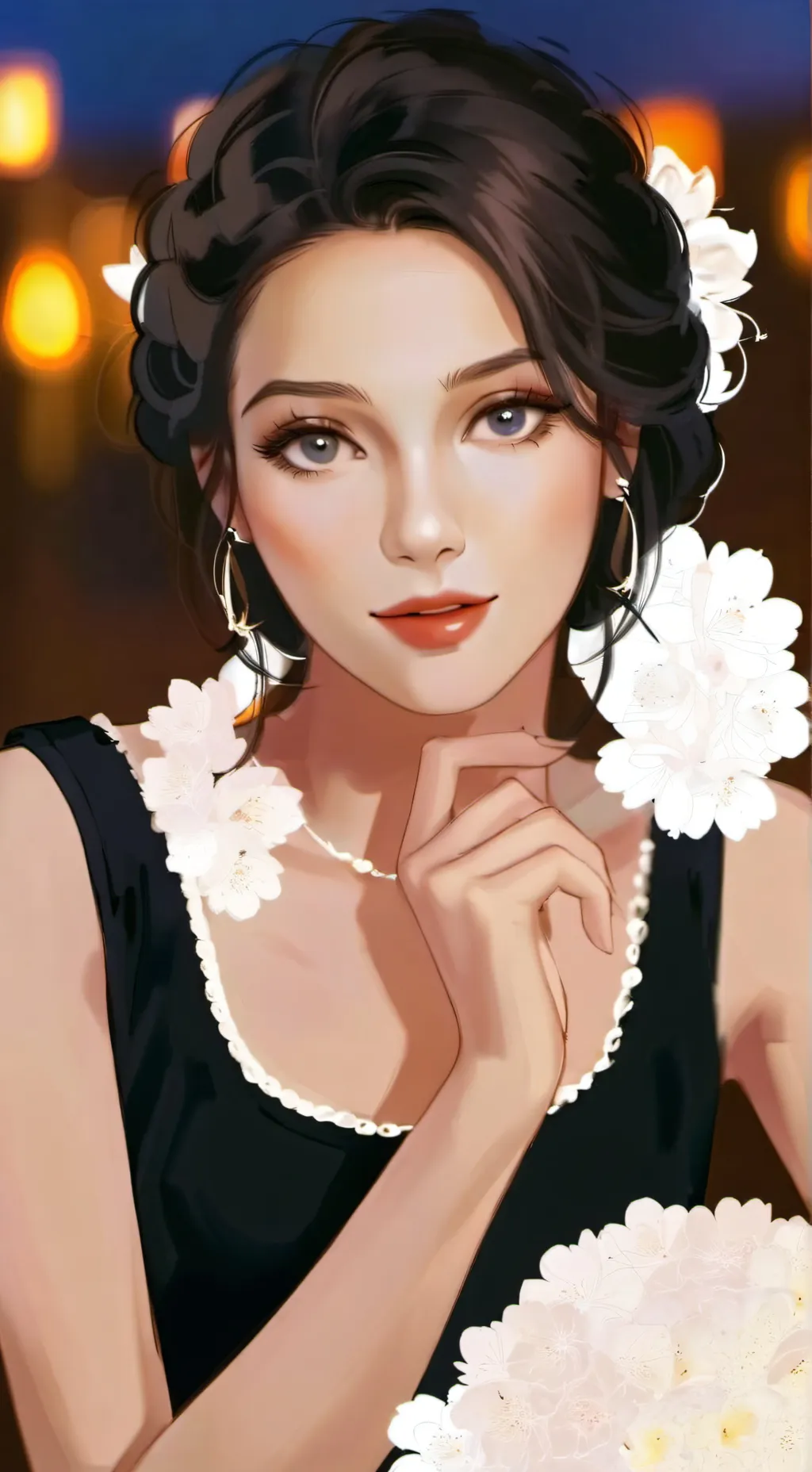 ai character: the waiter background