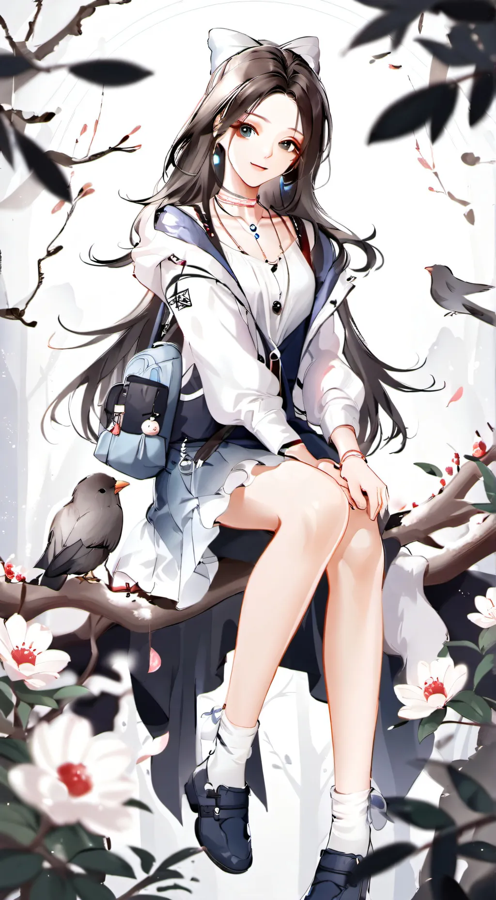 ai character: •Adara• Alorine🌸 background