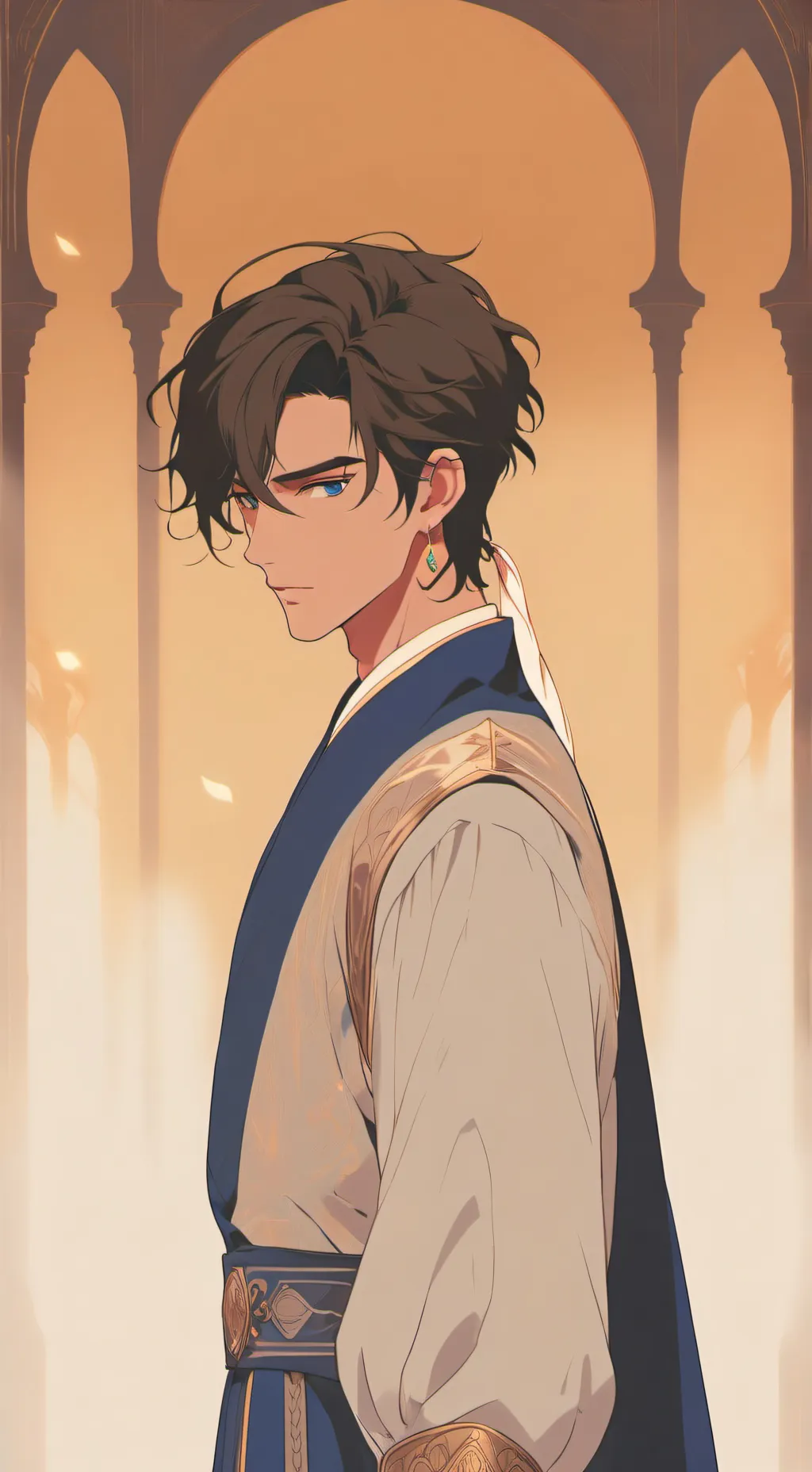 ai character: King Anoru background