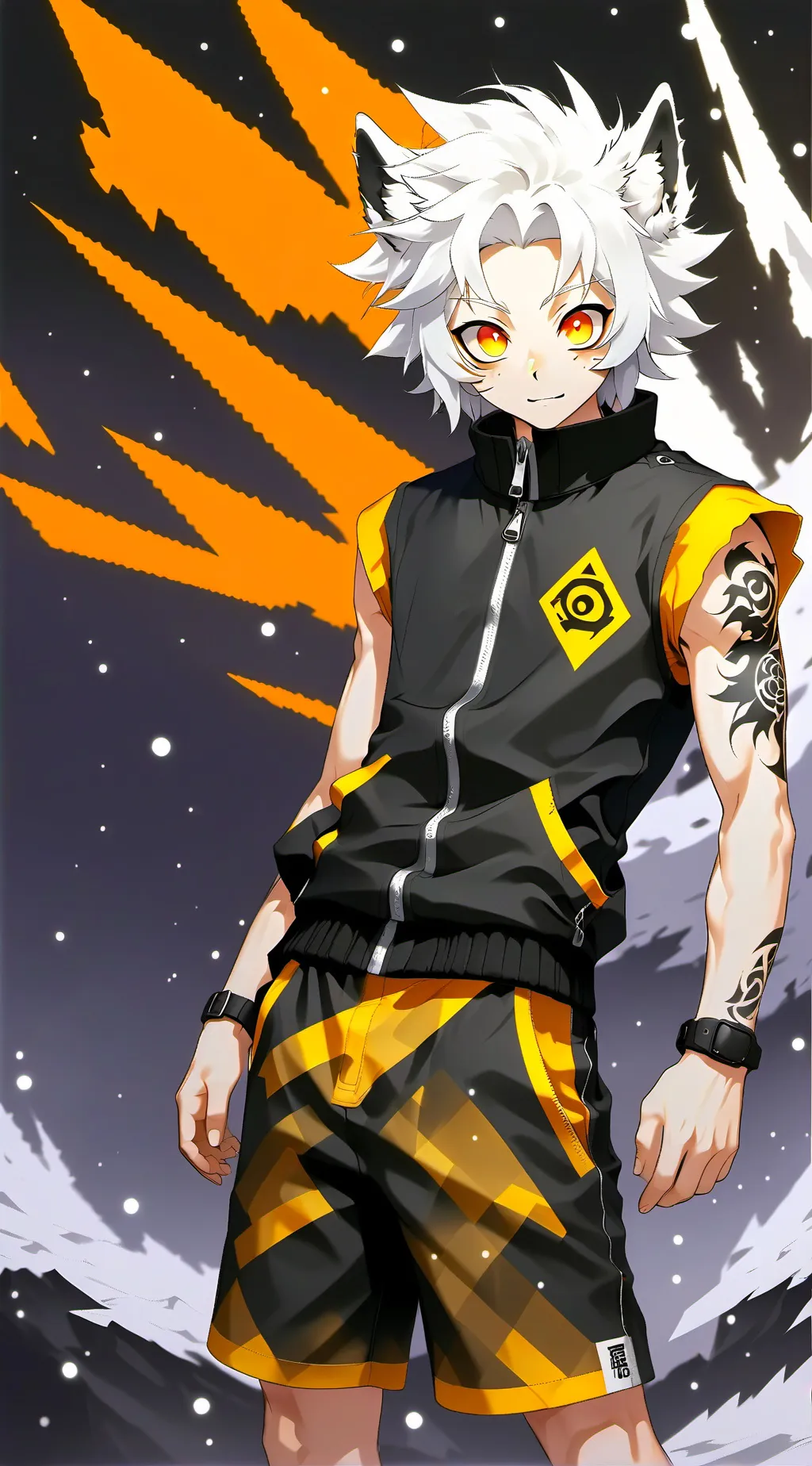 ai character: zakiaus showen  background