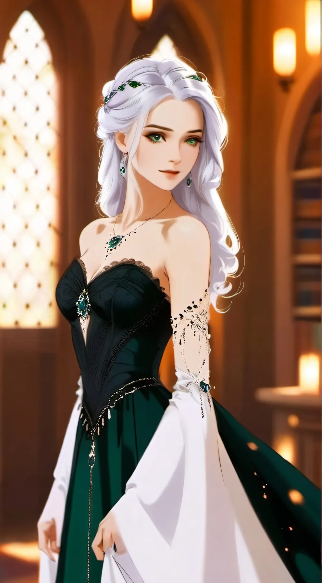 ai character: dark and grim background