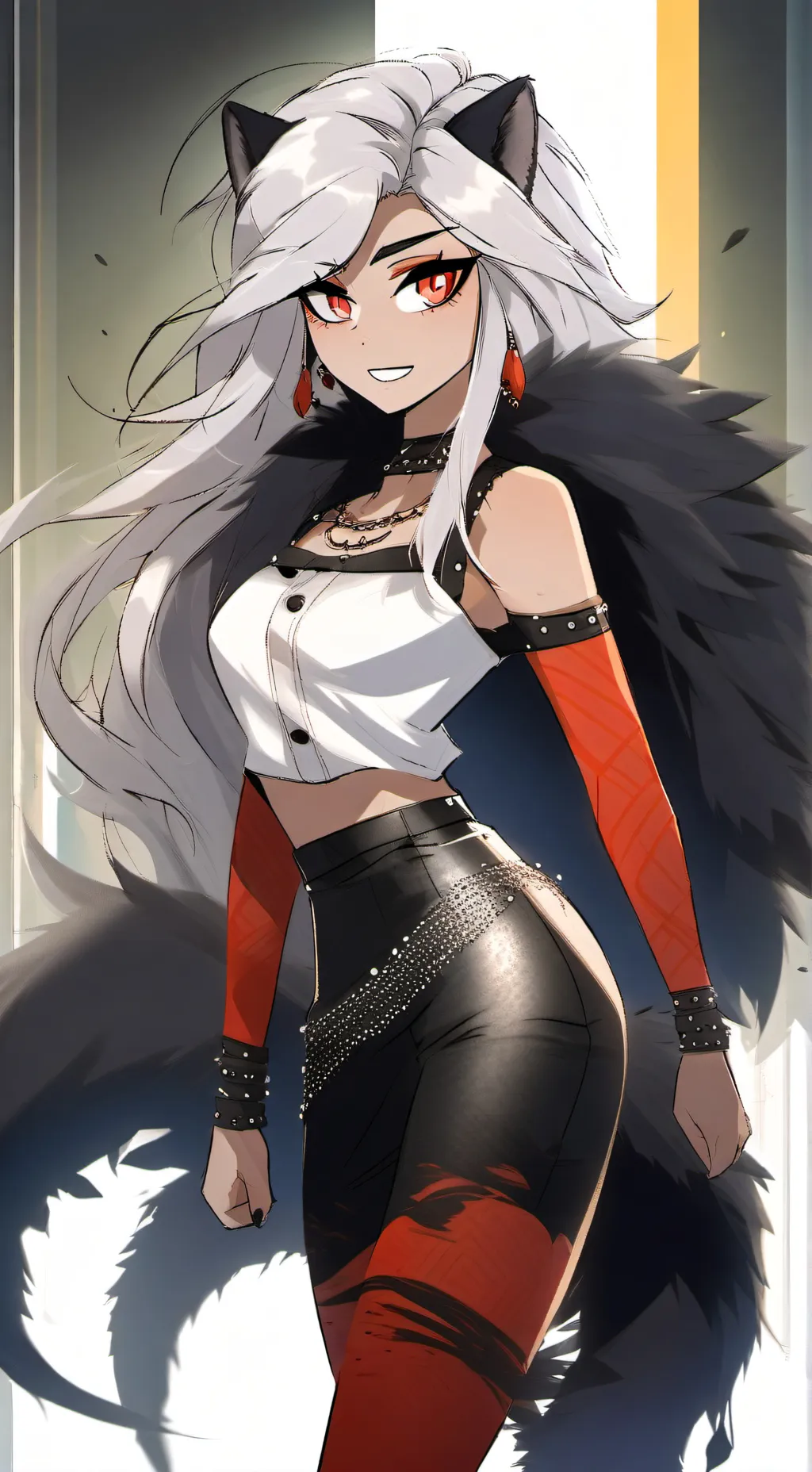 ai character: Loona human background