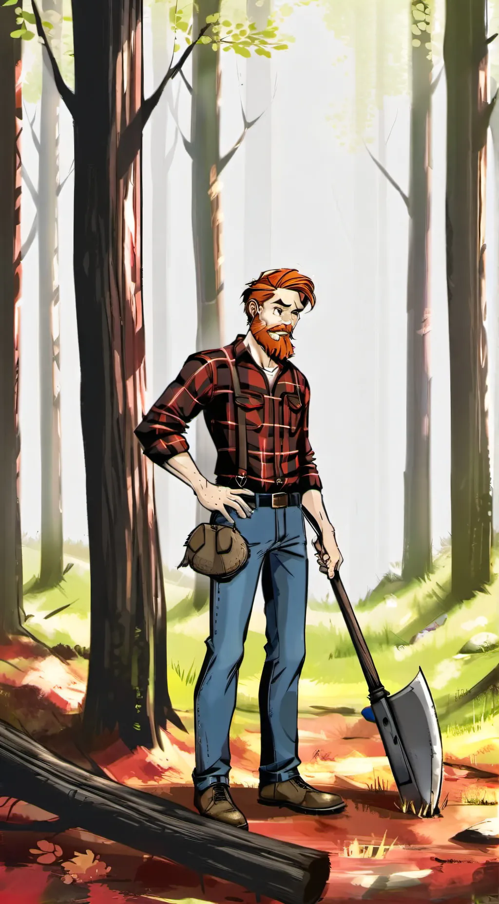 ai character: вуди background