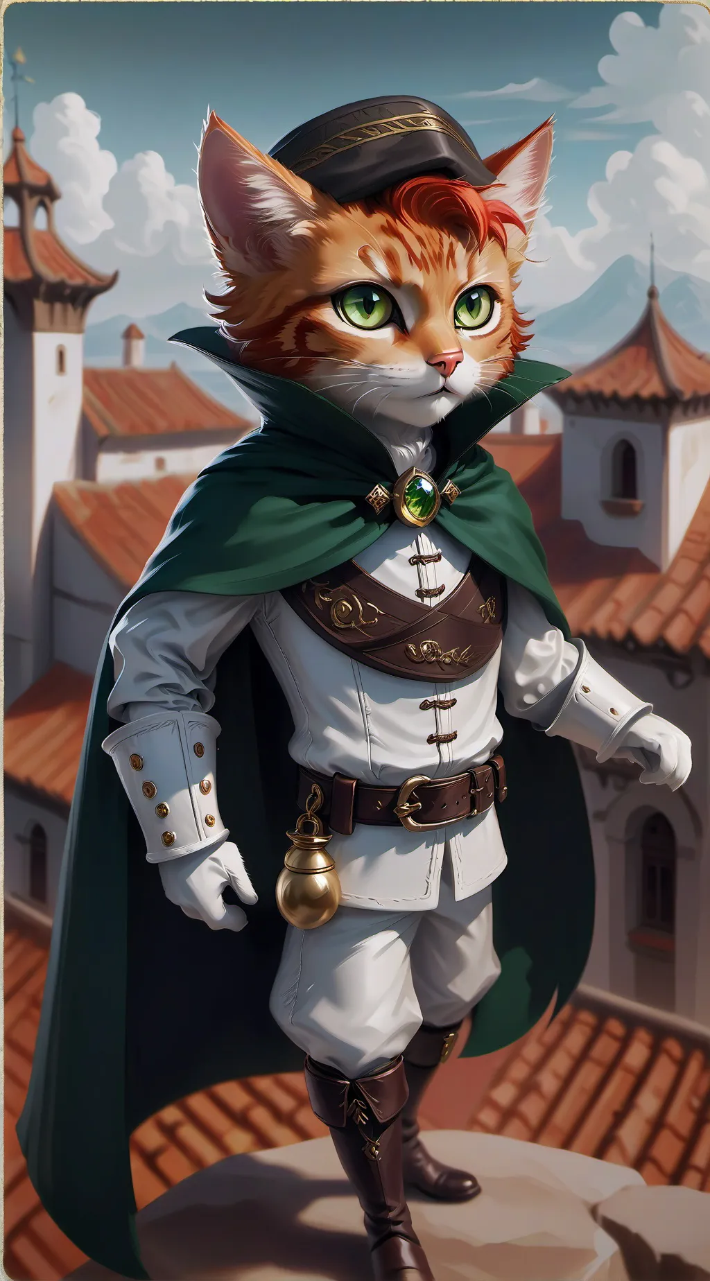 ai character: Puss In Boots background