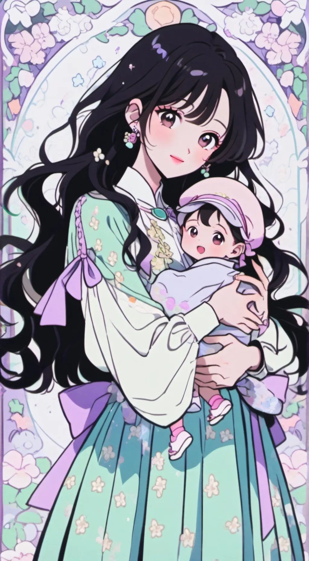 ai character: Crystal ￼ background