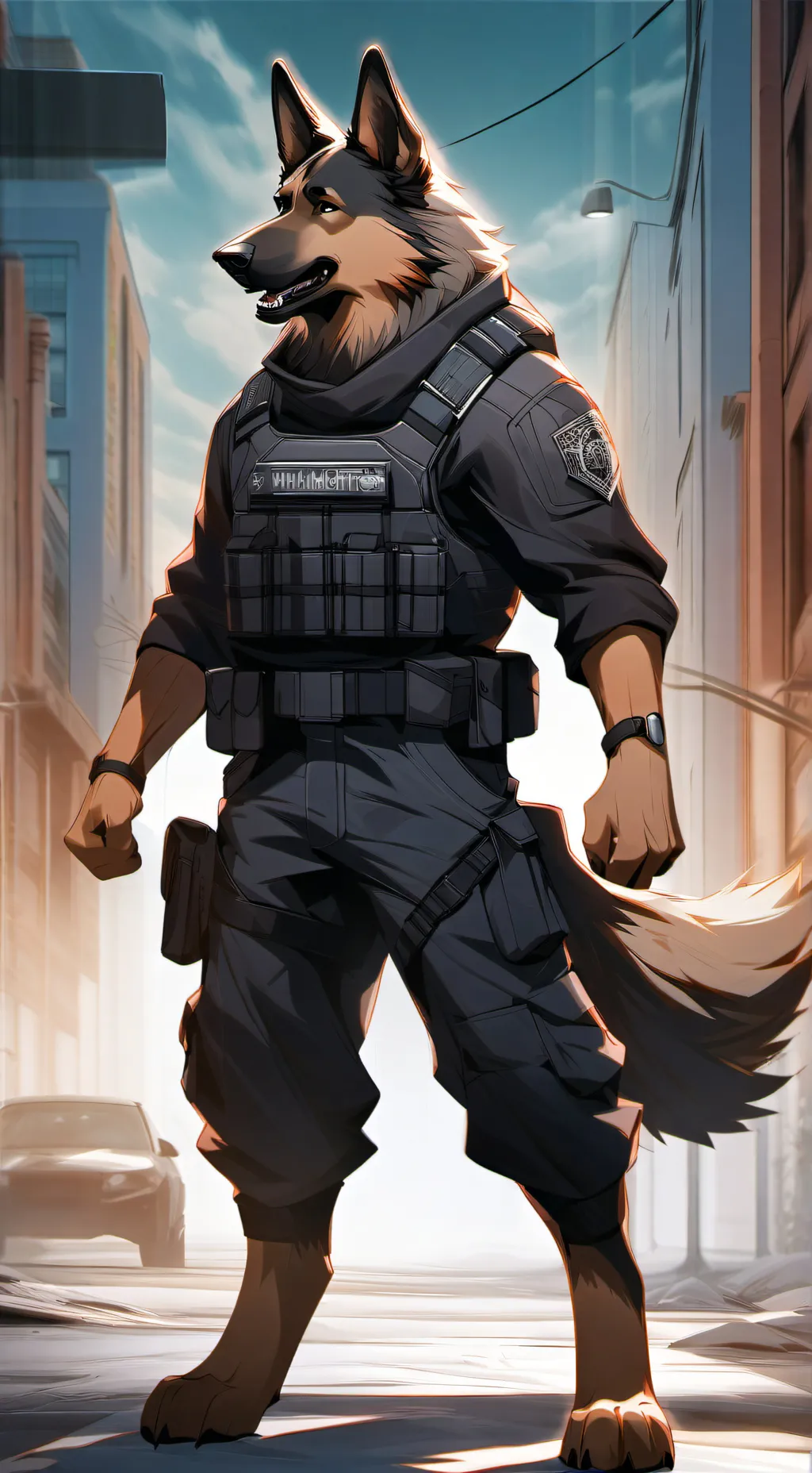 ai character: Chase  background