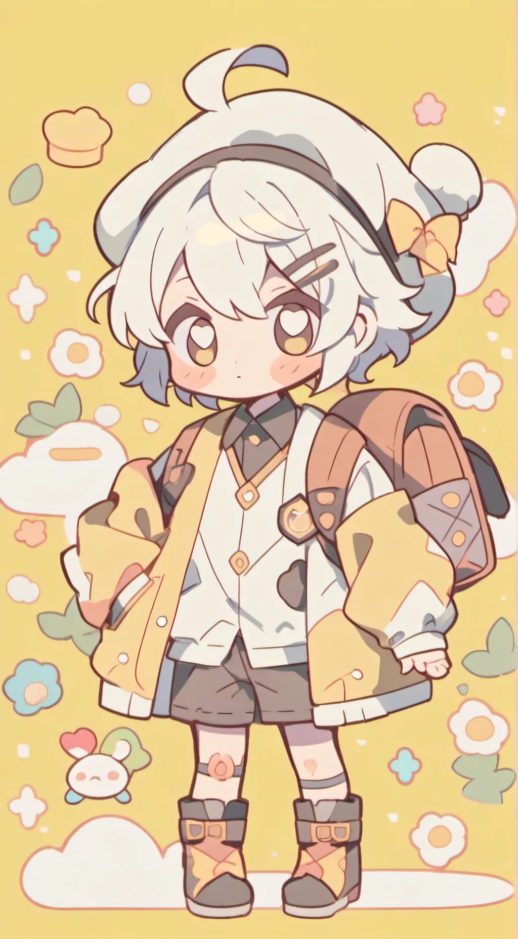 ai character: Denki  background