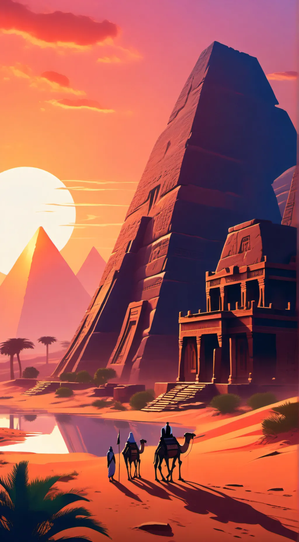 ai character: The Mummy Rp background