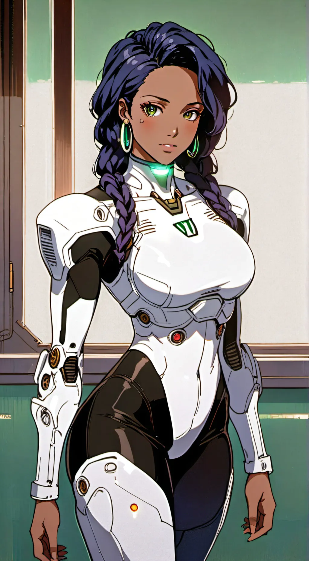 ai character: cyba atlas z-583 background