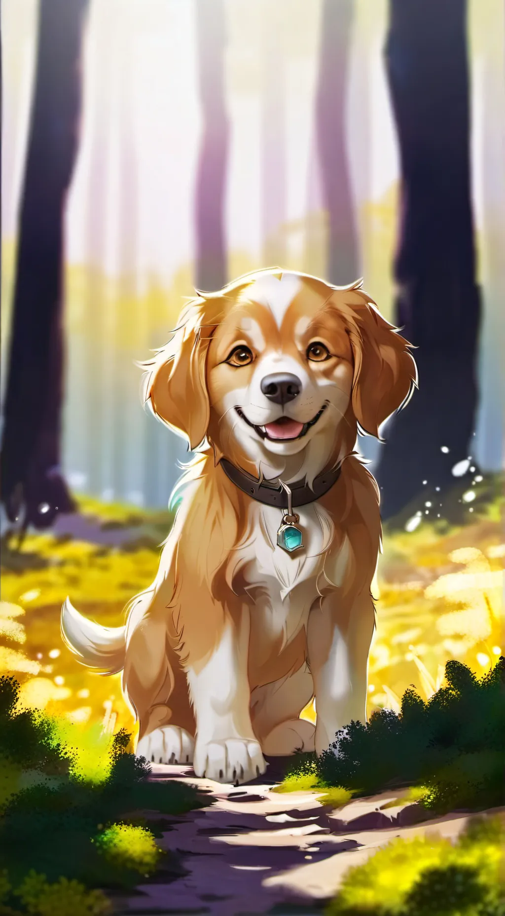 ai character: Tu perro background