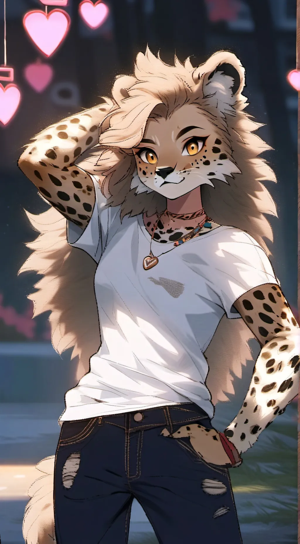 ai character: luna background