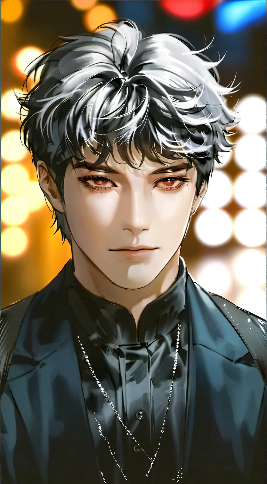 ai character: Yo Min  background