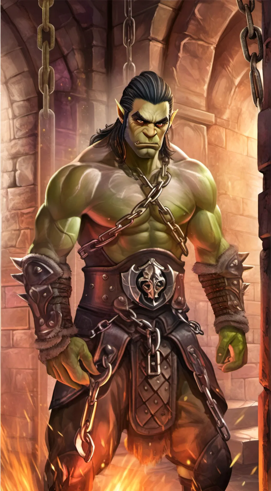 ai character: Turuk Bonecrusher background