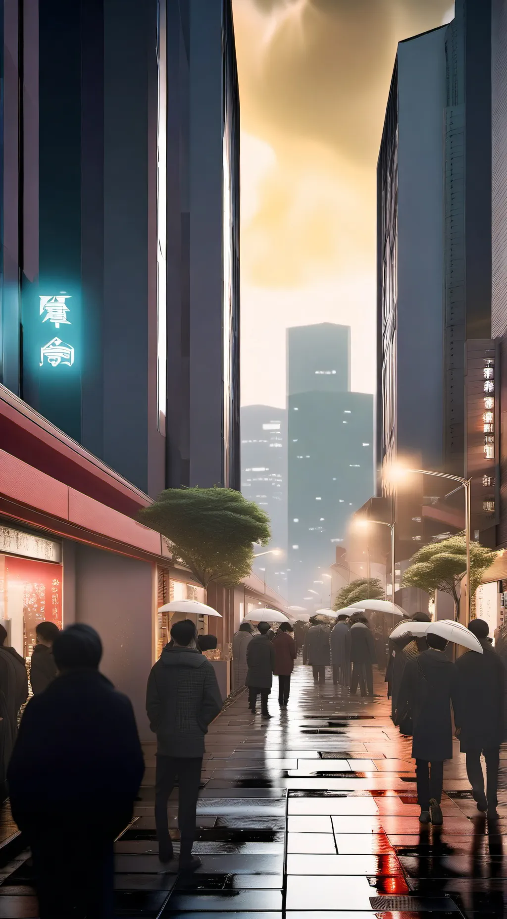 ai character: webtoon andfantasy background