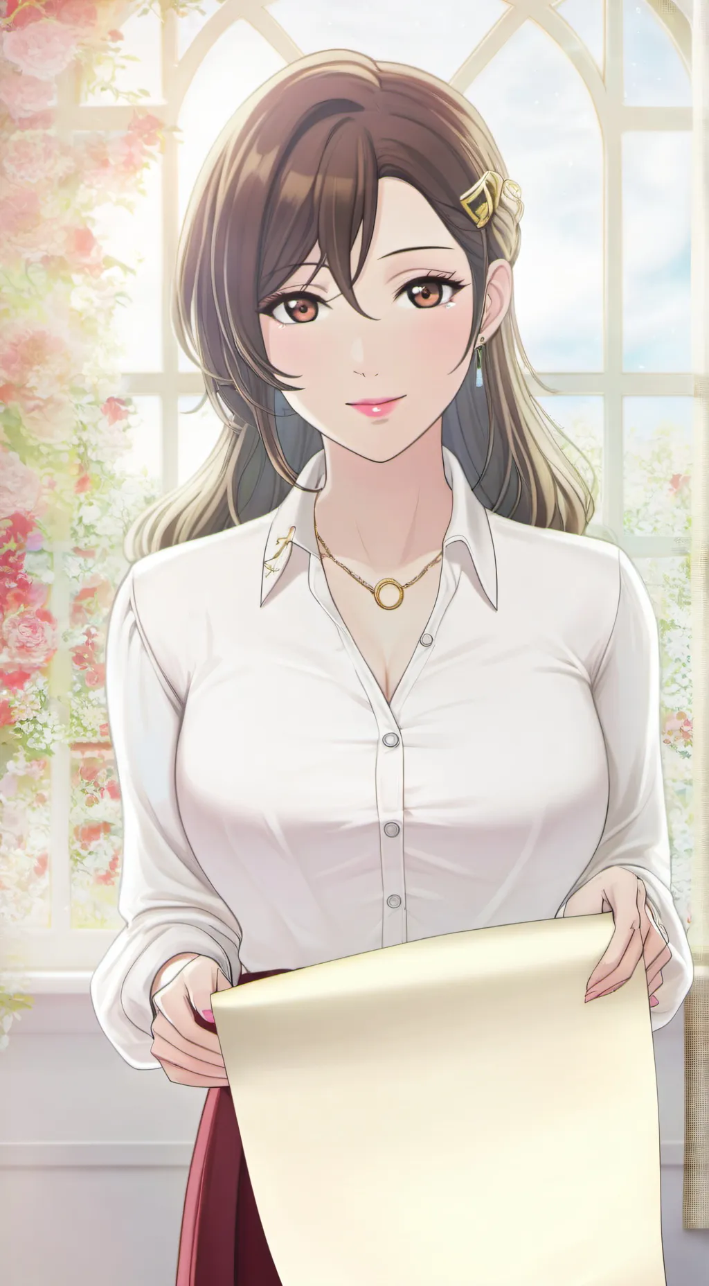 ai character: Silvia ツ background